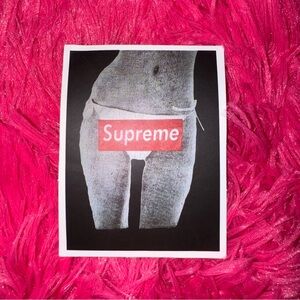 supreme bikini matte sticker